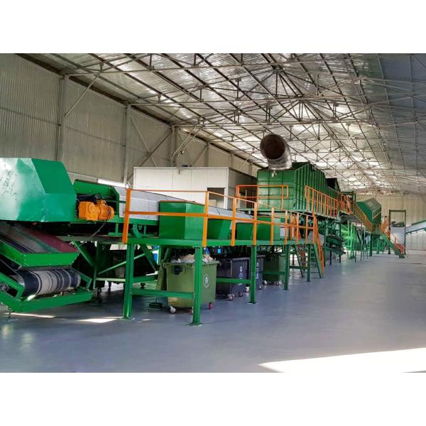 120 кВт Сортировочная станция бытовых отходов Линия переработки для бутылок пищевых напитков