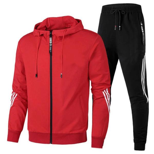Spot Goods Men's Two-Piece Sets for Custom Blank Breathable Sportswear Rash Guard Suit