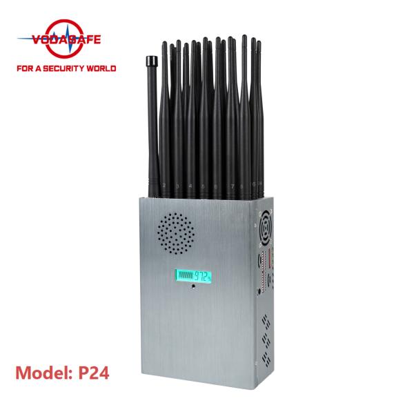 24 portátil unem o jammer 12000mAh do telefone celular 5G construído na bateria Vodasafe P24