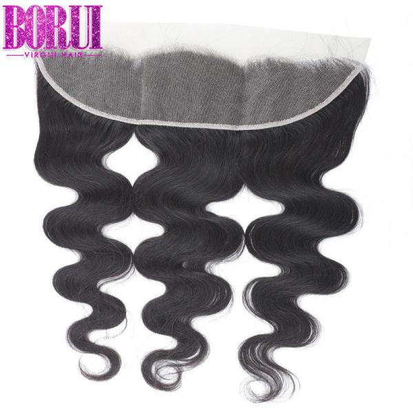 Onda frontal do corpo do laço de HD, laço pre arrancado 13x4 frontal nenhum peso leve Tangling