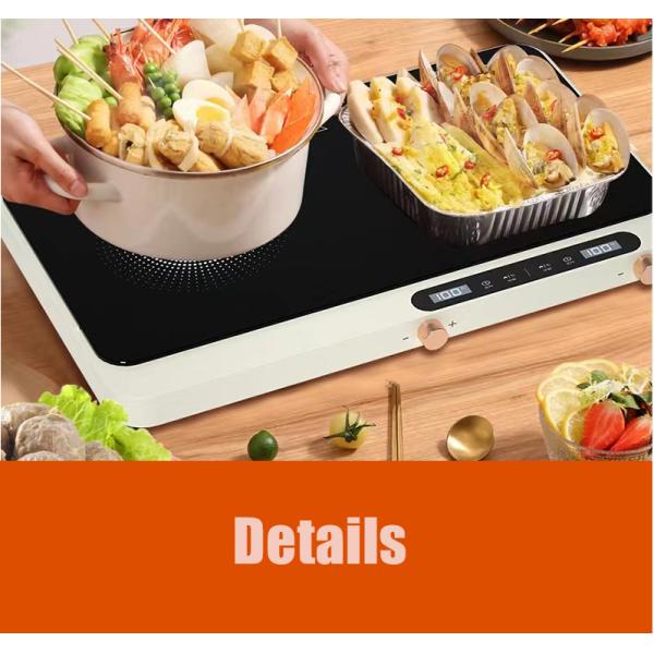 Водостойкая керамическая панель электрическая индукционная плитка для домашнего и наружного использования