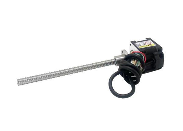 Tensão híbrida 1,4 do ângulo da etapa do motor deslizante 1.8° do parafuso da bola do Nema 14 (35mm)/2.9V 1.5A atual, 4 fios de ligação