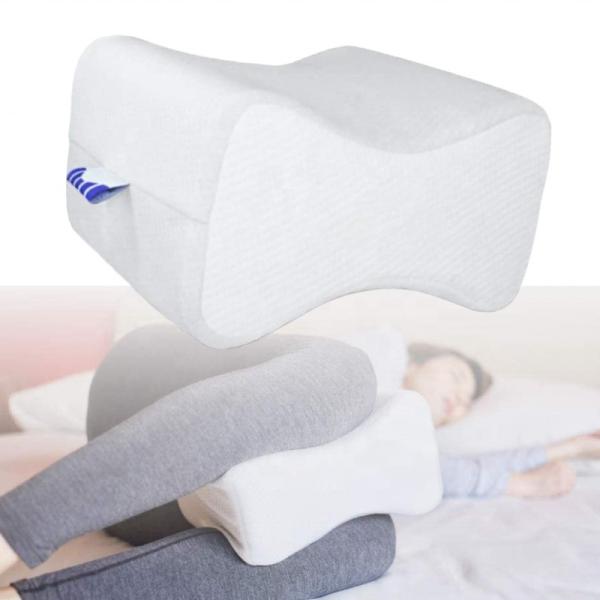 Orthopedic Knee Pillow for Side Sleepers 26*20*16cm Hypoallergenic Cover Customizable