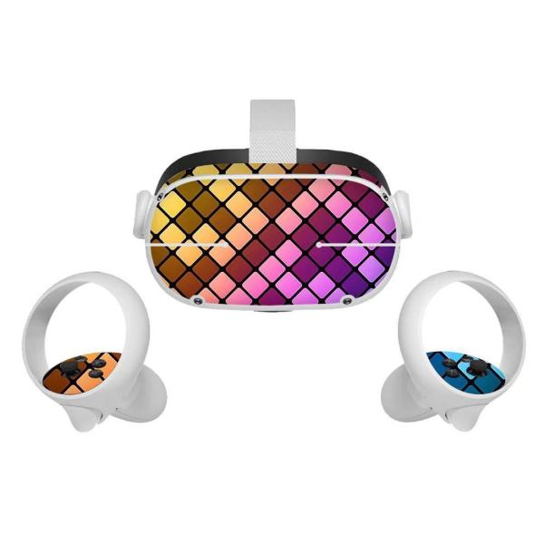 2021 new  for  oculus quest 2   sticker handle protective film Protective Skin Decals PVC Removable for  VR all-in-one glasses