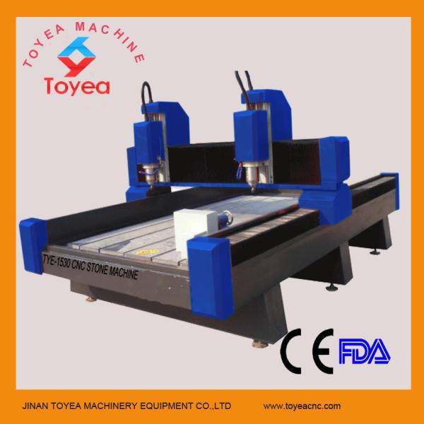 strong machine body double-heads gravestone cnc engraving machine TYE-1530-2