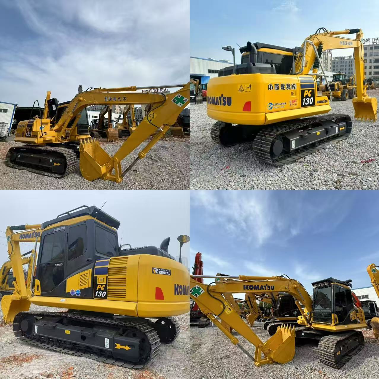 Japanese Original Komatsu 130 PC130 Crawler Excavator PC130-7 Farm Excavator 13 Ton PC130-8 Used Excavator for Sale