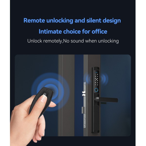 YAGU Intelligent TT Biometric Code Fingerprint App Smart Door Locks Smart Aluminum Door Lock With TTlock App