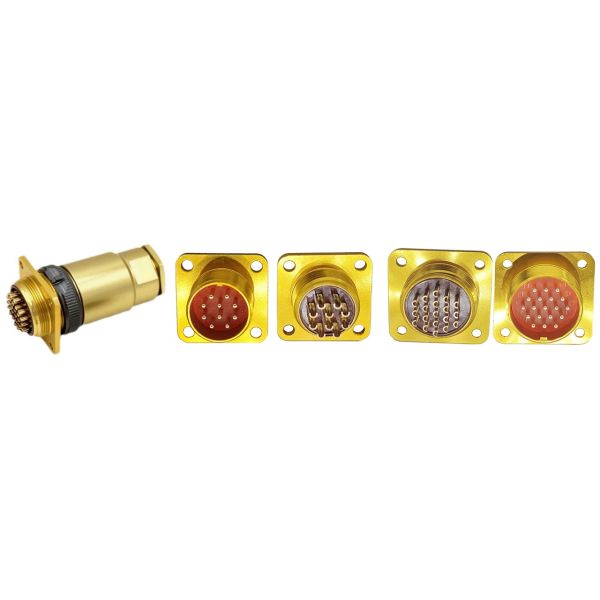 Russian Standard PC Series MIL Circular Connectors Cable Plug With Tail And Socket