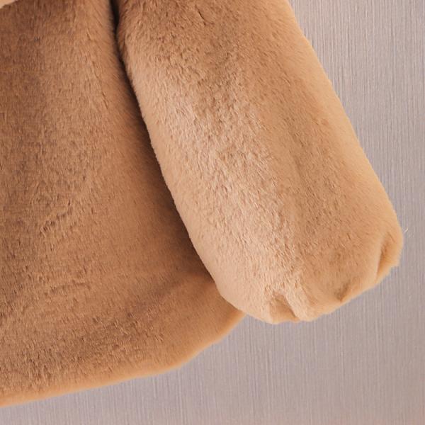 Rabbit Plush Childrens Winter Jackets 110cm Padded Waterproof Coat Upset Horn Buckle