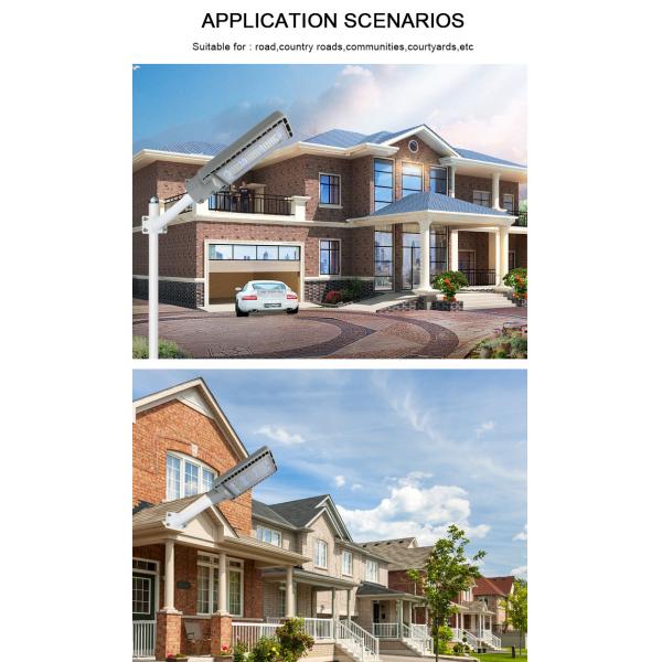 Dark Grey CRI 75 240W Solar Flood Lights Outdoor Street Light Long Life Security