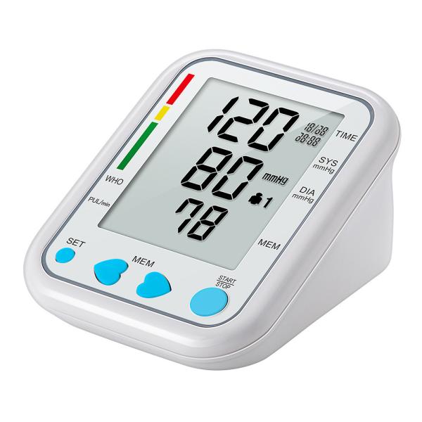 Medical Smart Electronic BP Monitor , Digital Upper Arm Blood Pressure Monitor With Cuff