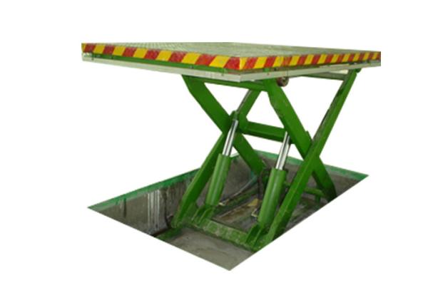 SJG Single Scissorslift Elevator Shot Blast Treatment Steel Single Scissor Elevator Platform Capacity 1000Kg to 10000Kg