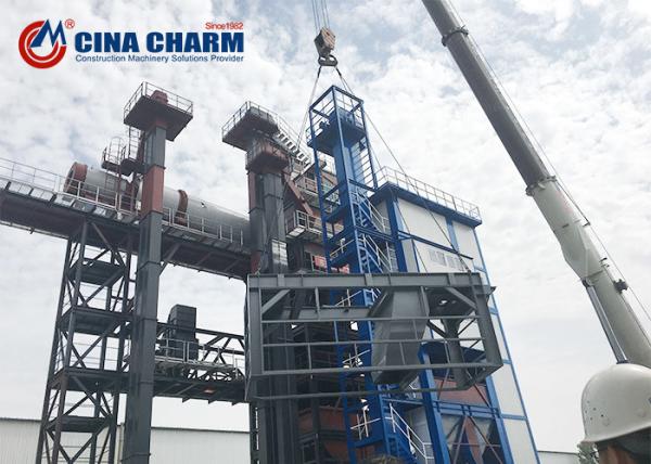 105tph Capacity Bitumen Batch Mix Plant , Asphalt Mixer Machine Easy Operate