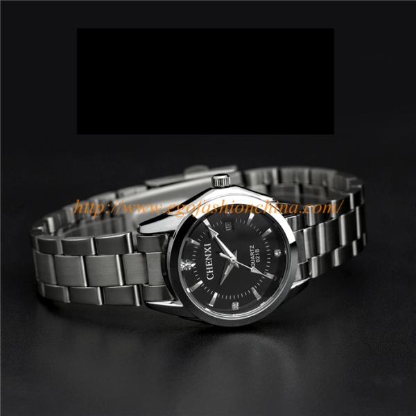 021B Couple Watches Women Watch Men Watch Stainless Steel Quartz Watch Roman Wristwatch