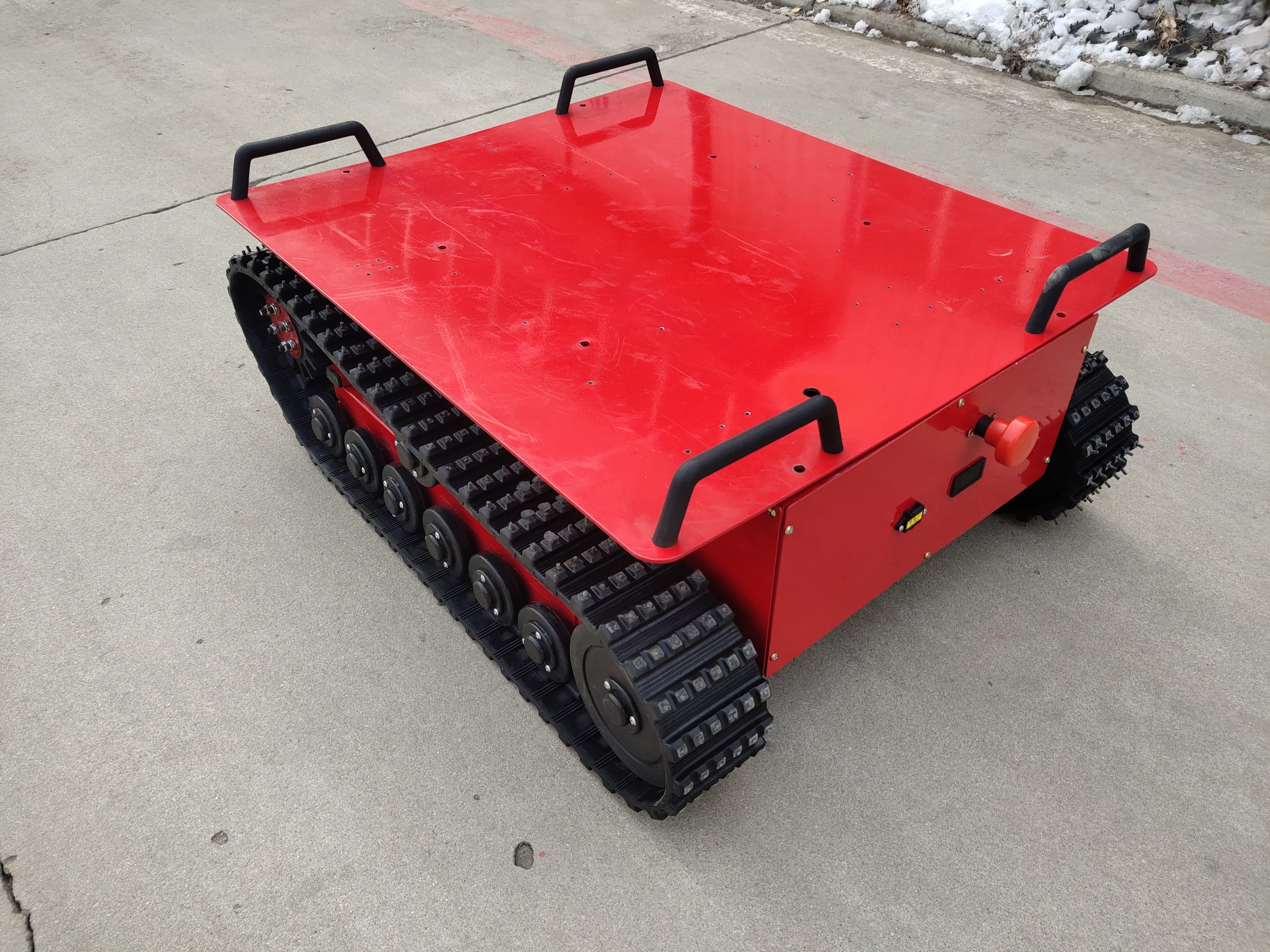 Undercarriage следа облегченной фермы длины 1100mm резиновый