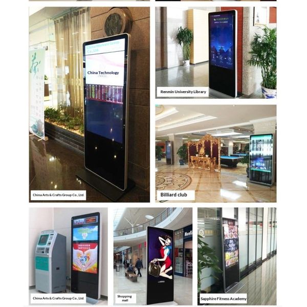 43inch Black Display Mode Digital Signage with Remote Content Management and Customized Screen Size for Enhanced Advertising Display