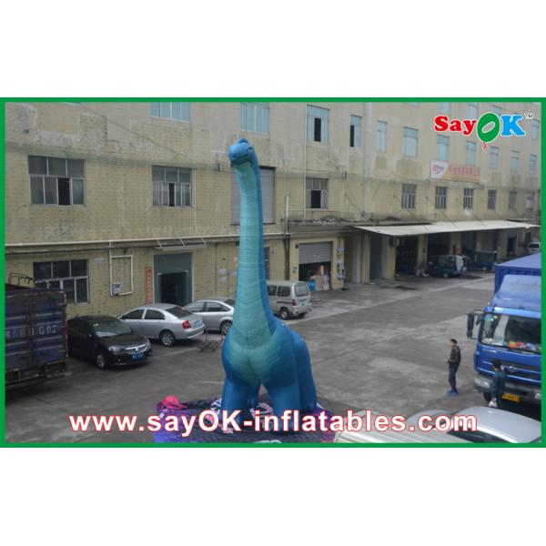 Надувный рождественский динозавр Огнестойкий Надувный дракон Игрушка динозавр Оксфордская ткань С CE / UL Blower