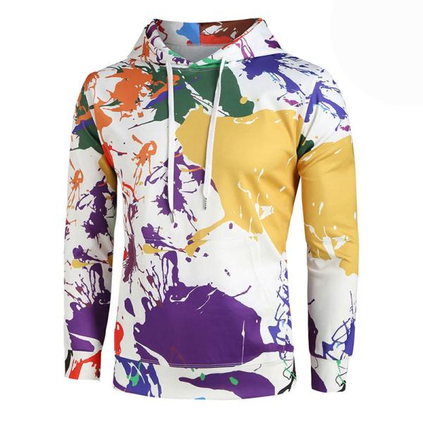 65 Cotton 35 Polyester Casual Pullover Sweater Hoodies Custom Made