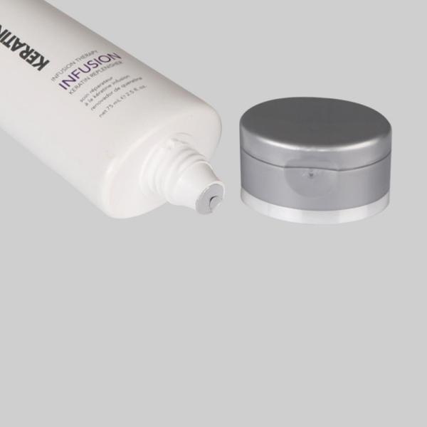 Косметическая пластиковая трубка D40mm 60-120ml лосьона солнцезащитного крема с крышкой сальто