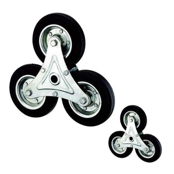 нагружая колеса вагонетки лестницы 286lbs взбираясь, 160mm рицинус 3 колес