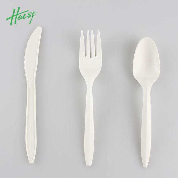 Compostable Cutlery Biodegradable Spoon and Fork Knife Tableware PSM for Restaurants
