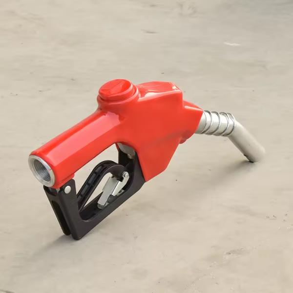 1 Inch Diesel Fuel Dispenser Aluminum Alloy Self Sealing Fuel Gun 25mm Outer Size