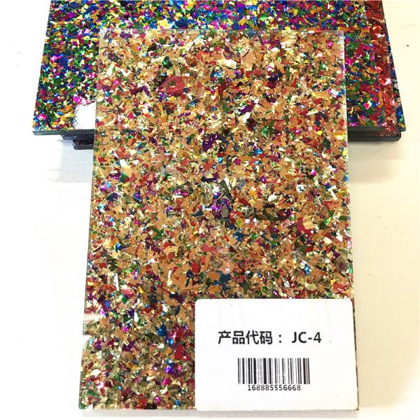 4mm sweetheart confetti glitter custom printed cast acrylic sheet glitter acrylic sheet 12 x 20