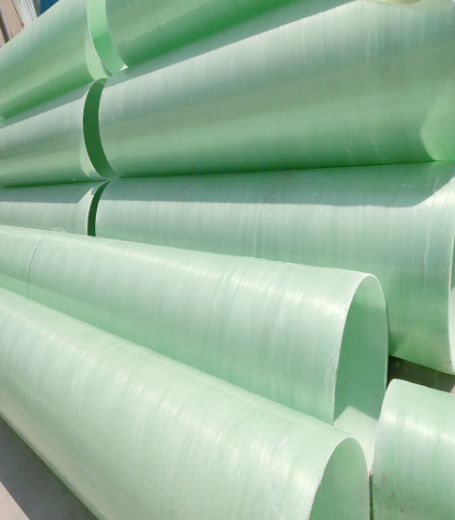 Tubo de fibra de vidrio, tubo de FRP, tubo de plástico reforzado de fibra de vidrio resistente a la corrosión y al agua
