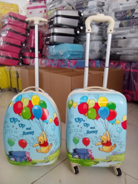 egg shaped kids trolley luggage bag suitcases in baigou baoding hebei China Factor