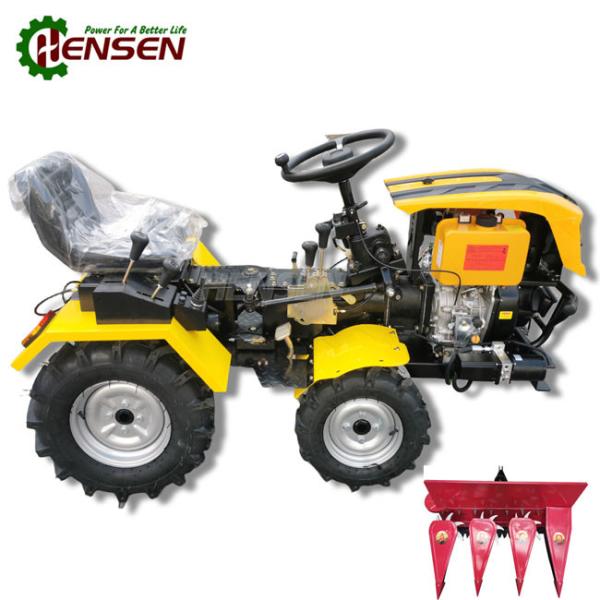 OEM Diesel Engine Mini Tractor 12HP Small Farm Tractors With Seat And Reaper