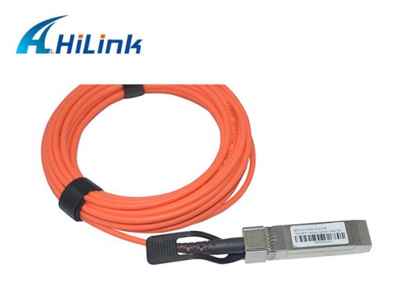 Comprimento material SFP-10G-AOC do cabo ótico 10Gbps 1M 2M 5M de Qsfp do revestimento de PVC