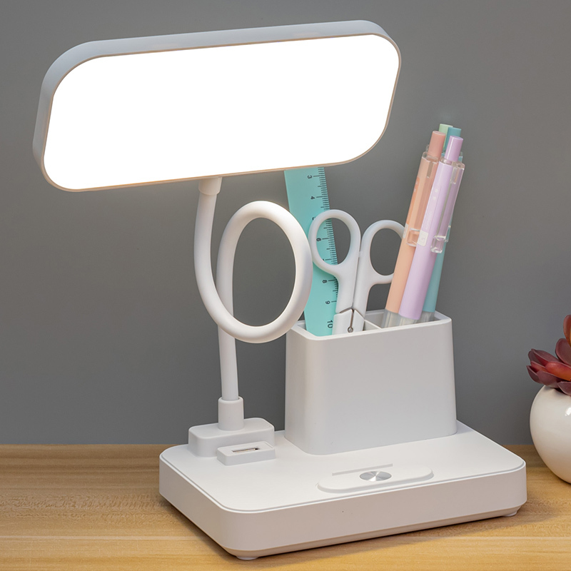 Chargeable Desk Lamp Featuring Multiple Brightness Levels Rechargeable LED Desk Light Ideal for Work and Reading
