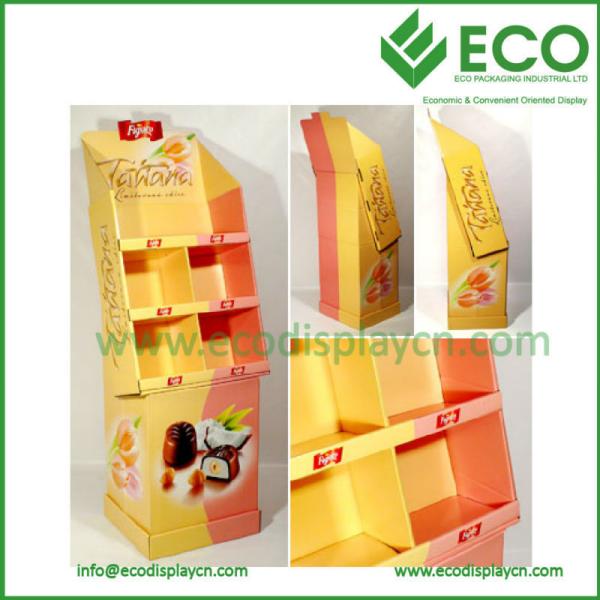 Chocolate Candy Display Rack, Corrugated Carton Display