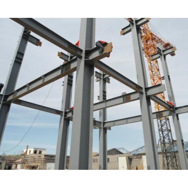 Galvanized Light Construction Steel Structure Prefabricated With Convenient Transportation