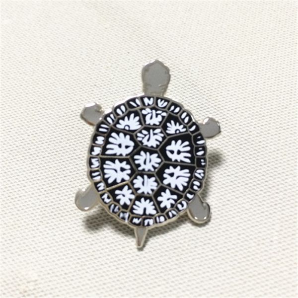 Custom Cartoon Turtle Enamel Pin, Durable Painted Animal Accessory