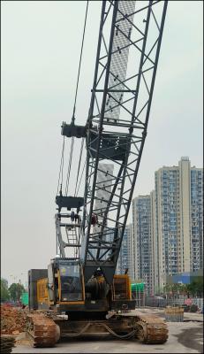 2017 Sany SCC750E Second-Hand Crawler Crane 57m Main Arm 18m Auxiliary Arm and 25t Counterweight