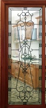 22 X 10in 17mm Wrought Iron Door Glass Replacement Inserts Bump Reseistant