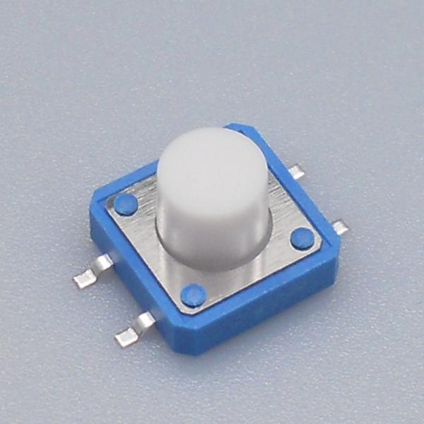 Orange Button Blue House Silent Tactile Switch 160 ± 50 , 260 ± 50 Gram Force Options