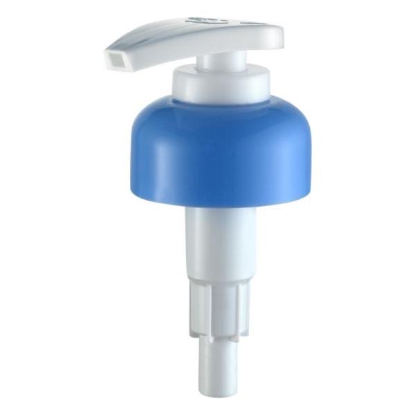 Насос гладкого лосьона для популярных небо-голубых бутылок 28/410
