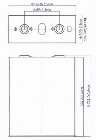 Прочный 3,2В 314ах Призматический аккумулятор для контейнерной системы хранения энергии и грузовика