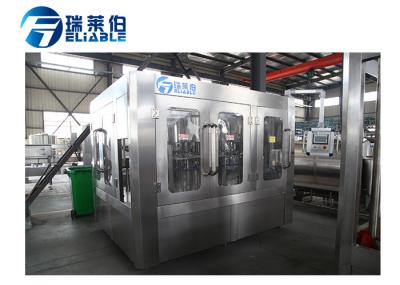 Drinking Water / Beverage Complete Production Line 3 In 1 Washing Filling Capping Machine