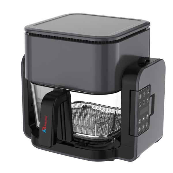 Freidora de aire digital Anbolife 4L con parrilla de 1.3L 1500W