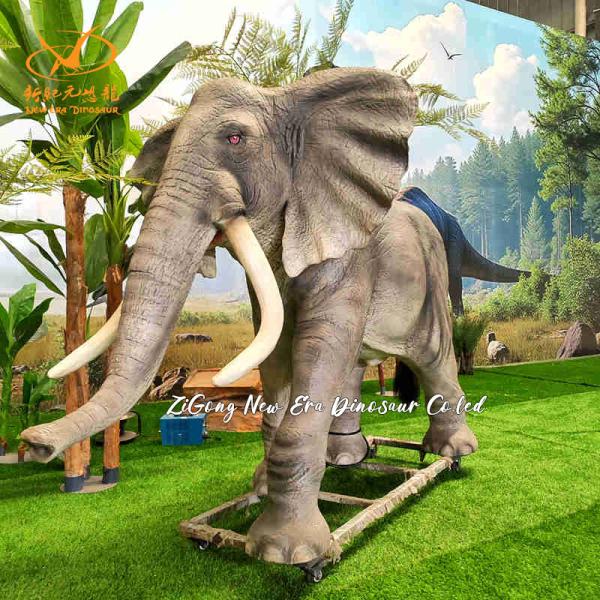 Custom 3D Animal Models Realistic Animatronic Elephant For Exhibition