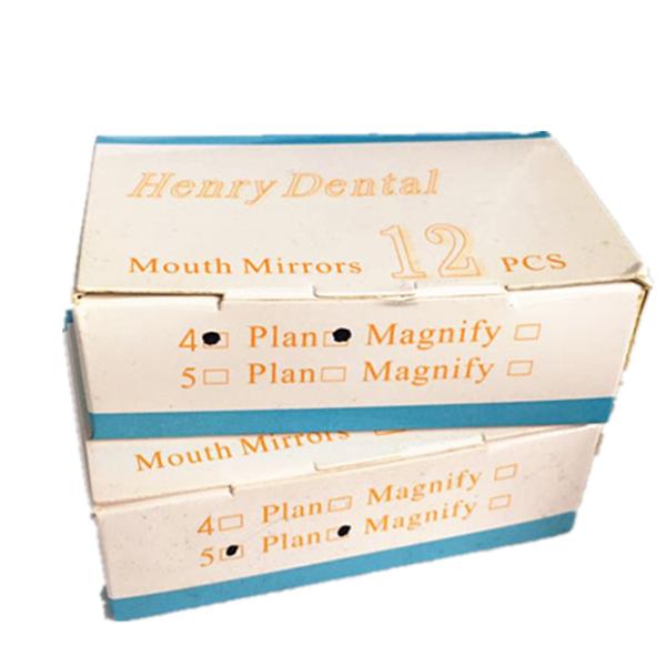 Stainless Steel Dental Clinic Instruments Mouth Mirror Plane #4 Head Only