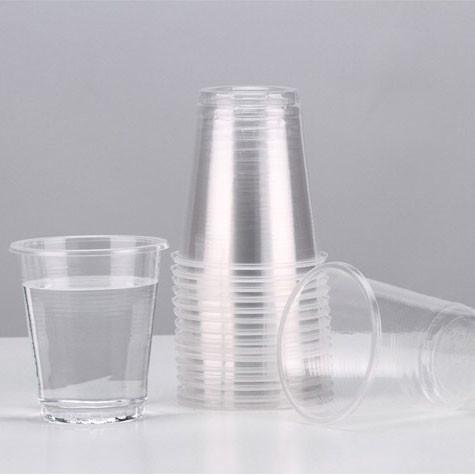 100 Disposable Clear Plastic Cups 7 oz Birthday Wedding Party Glasses Drinking