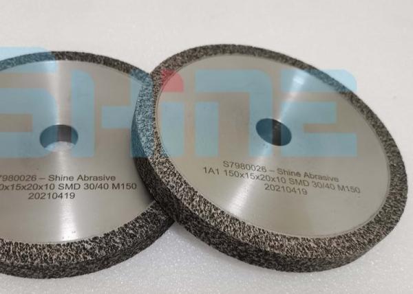 30/40 Grit 150mm Ceramic Diamond Grinding Wheel Metal Bond