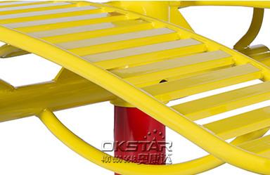 high quality galvanized outdoor fitness trainer with TUV certificate EN 16630 sit up exercise equipment