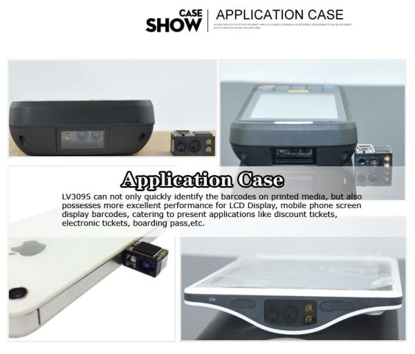 1D 2D QR Code Barcode Reader Scanner LV3096 230 mA Operating Current