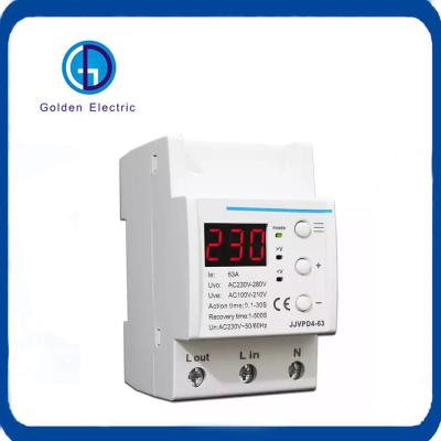 LED Display Digital Voltage Protector For Overload Protection Relay 3p 63A 230V