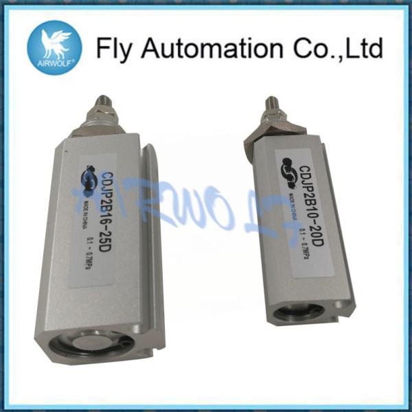 SMC CDJP2 Series silver Metal 6mm 10mm  CDJP2B16-25D CDJP2B10-20D Double acting needle cylinder